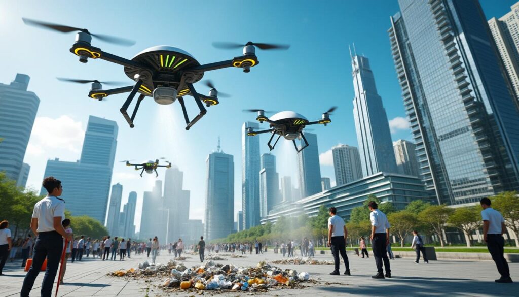découvrez comment les drones révolutionnent le nettoyage urbain, offrant des solutions innovantes pour rendre nos villes plus propres et durables. explorez les avantages de cette technologie moderne pour améliorer la gestion des déchets et l'entretien des espaces publics.