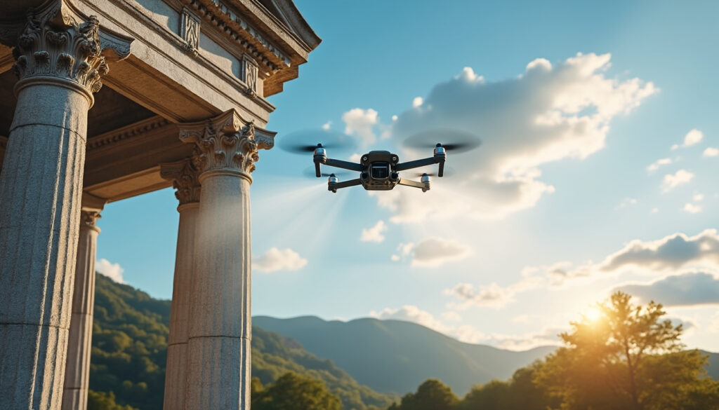découvrez comment le nettoyage par drone révolutionne l’entretien des monuments historiques, en alliant efficacité, sécurité et préservation du patrimoine.