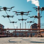découvrez comment les drones captifs utilisant une solution câblée deviennent indispensables sur les sites industriels pour assurer surveillance, sécurité et efficacité énergétique.