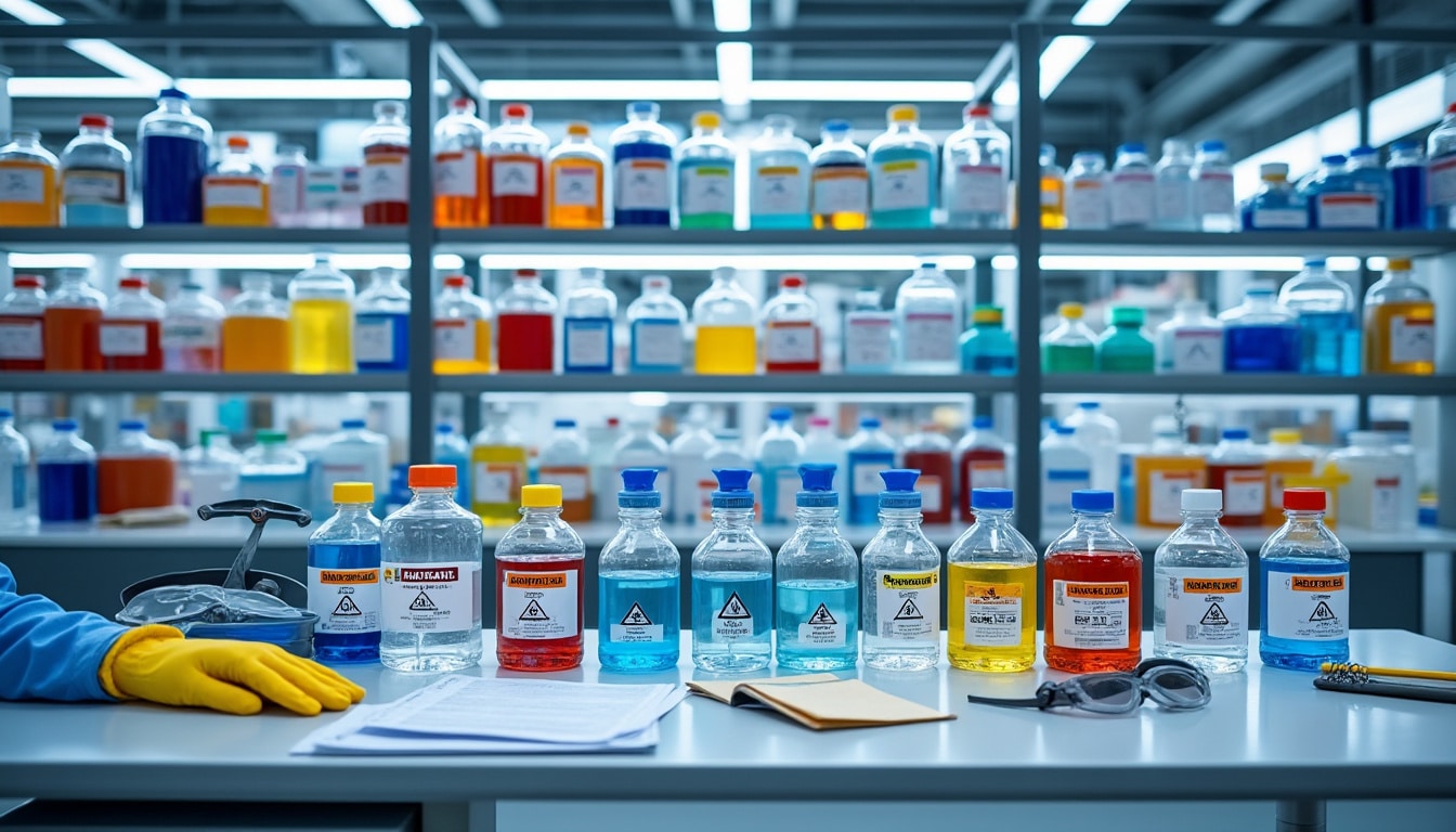 découvrez nos solutions complètes pour la traçabilité des produits chimiques conformes reach et clp, avec fiches de données de sécurité détaillées pour assurer la conformité et la sécurité.