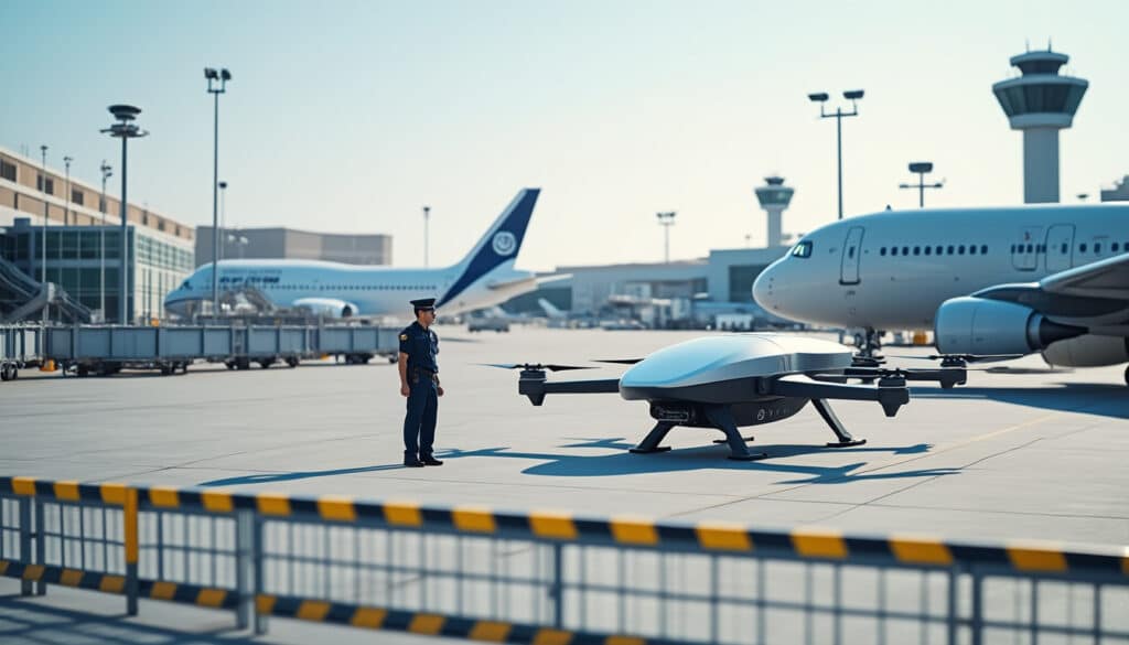 découvrez les contraintes de sûreté imposées par les aéroports adp pour l'utilisation des drones de nettoyage, garantissant sécurité et efficacité dans les opérations aériennes.