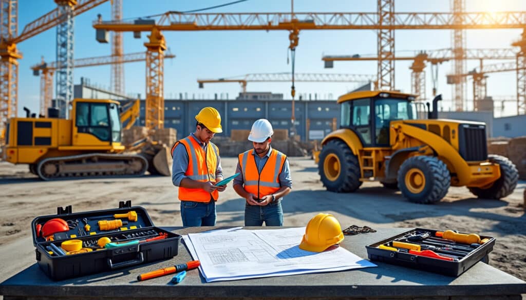 checklist complète de l'équipement prêt à l’emploi pour un chantier grand compte, assurant une préparation optimale et une gestion efficace des ressources.