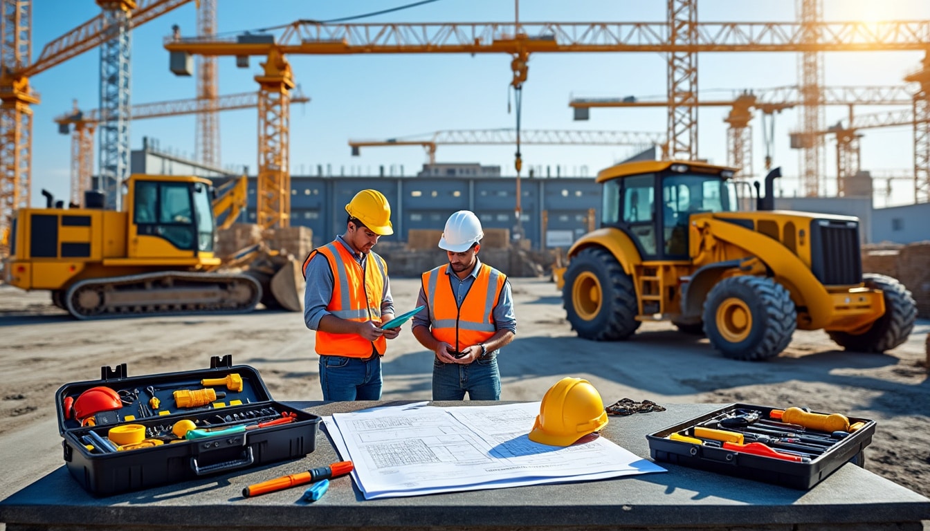 checklist complète de l'équipement prêt à l’emploi pour un chantier grand compte, assurant une préparation optimale et une gestion efficace des ressources.