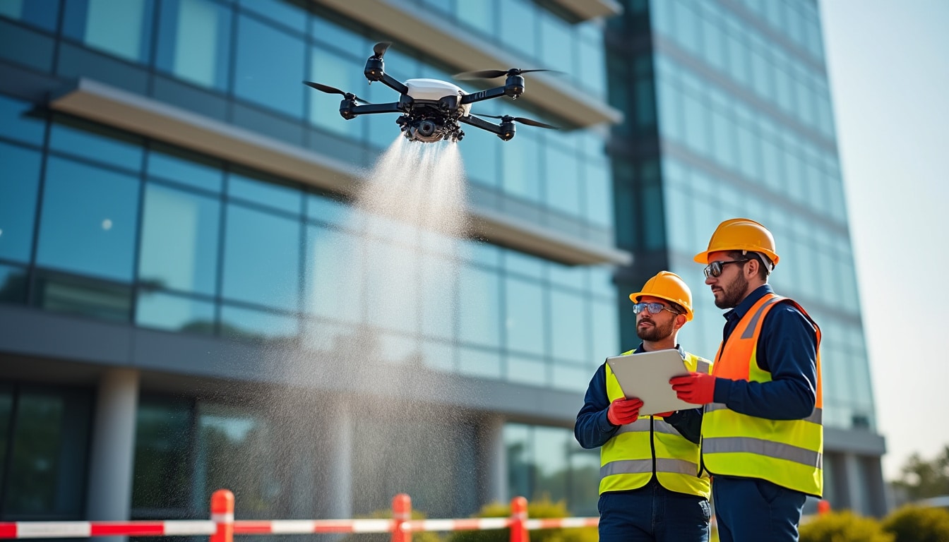 découvrez les tarifs du nettoyage sécurisé par drone, demandez un devis adapté et choisissez un prestataire fiable selon vos besoins et les spécificités du site.